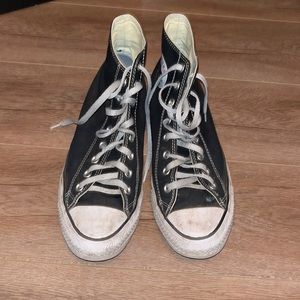 Black and White Converse High Tops